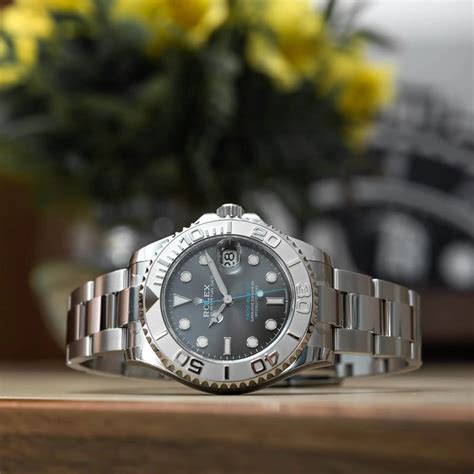 rolex yacht master 37 on the wrist|rolex yacht master 37 rhodium.